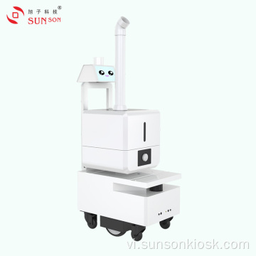 Robot phun sương chống vi khuẩn